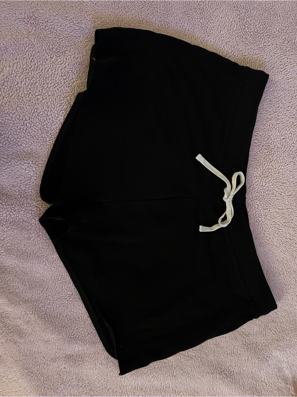 Old Navy Black Athletic Shorts with White Drawstring!